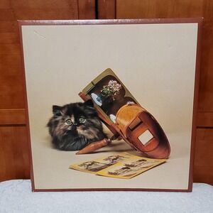 Vintage Hallmark Photo Album Easy Stick Pages 16 Page‎ Cat Photos